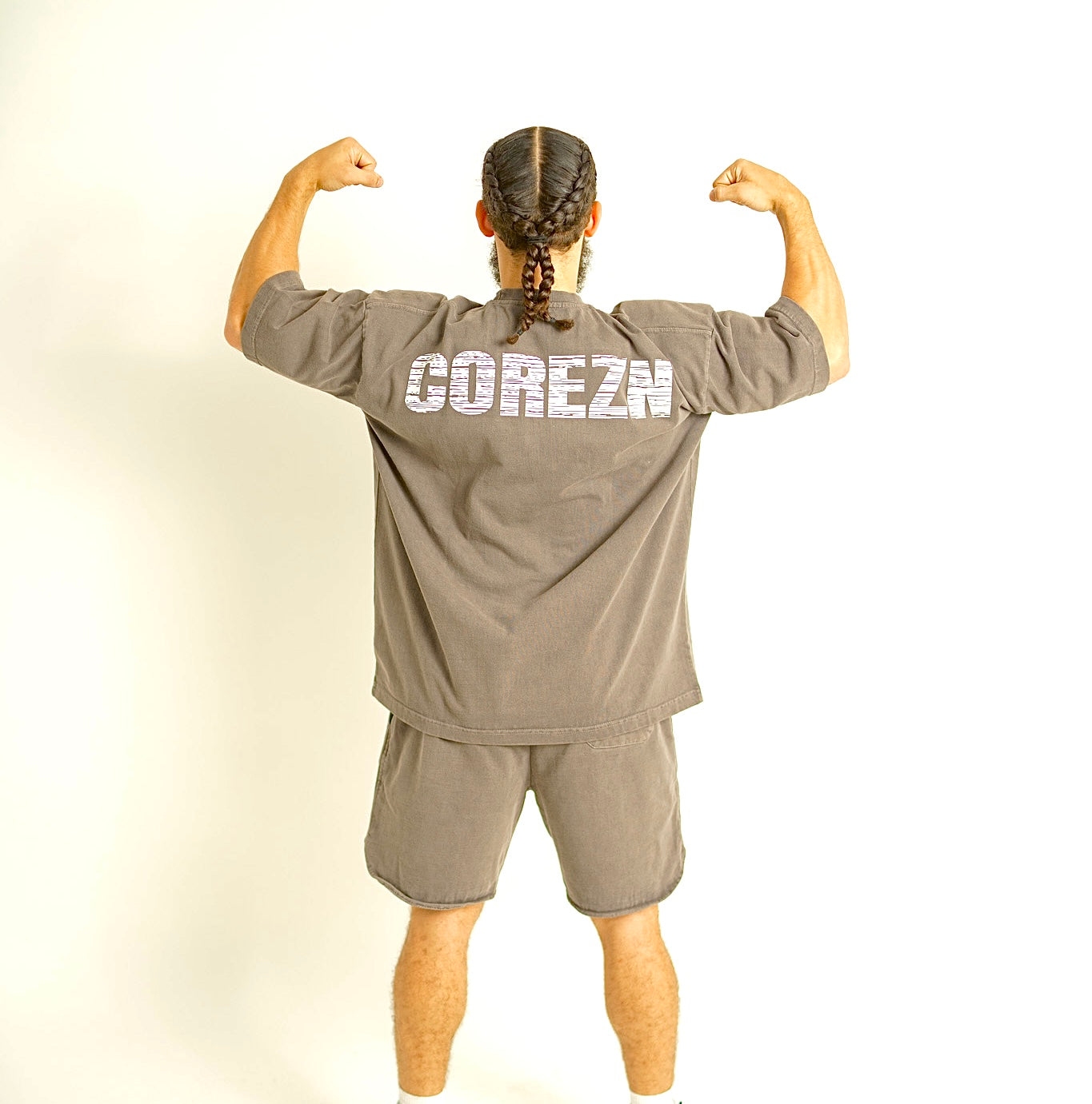 The washed oversized Tee - Dark Chocolate Brown